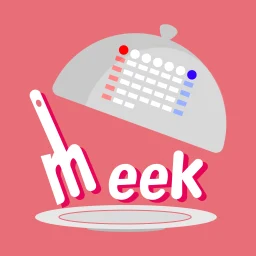 Biểu tượng meek - 一週間の献立を簡単に記録（メモ）・買い物リスト
