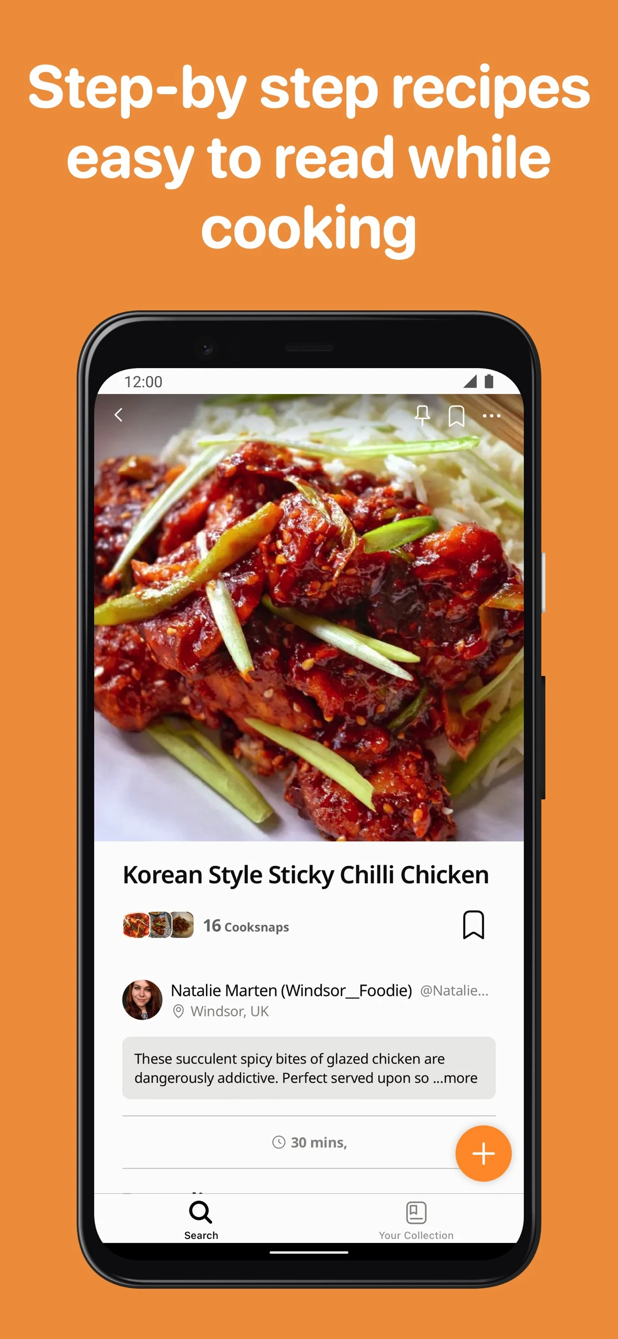 Cookpad recipes, homemade food screenshot